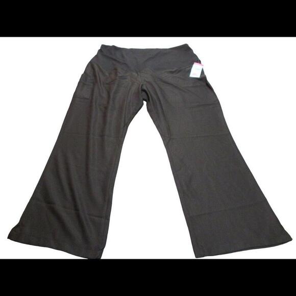 Wonder Wink Womens Maternity Uniform Black Scrub Pants Nurse Work Wear Size 2X​​ - Picture 2 of 10